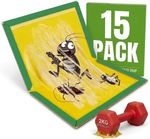 15Pack丨Glue Trap Sticky Pads Traps Boards Strong Stickiness Ousehold Pest Sticky