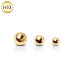 14K SOLID Yellow Gold Replacement Ball SINGLE LIMITED STOCK