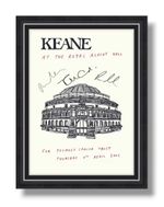 Keane Signed Limited Edition Photo Framed & COA Teenage Cancer Trust Poster Auto