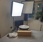 2 x Interfit 5 Super Cool Lite Inc Stand & bulbs - Professional Studio lighting