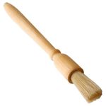 Pastry Brush Wooden Handle With Nylon Bristles Round Basting Egg Wash Baking