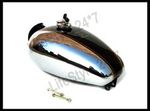 Royal Enfield Bullet Custom Deluxe Petrol Tank Chromed Black