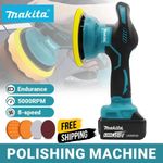 Makita 8 Gears Digital Display Cordless Car Polisher Electric Polisher Auto Car