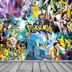New Modern Wallpaper Kids Pokemon Pikachu Wallpaper Bedroom Wallpaper Mural Gift