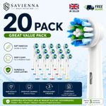 Electric Toothbrush Heads Compatible With Oral B Braun Replacement brush Heads