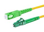 5m Yellow LC/APC to SC/APC 1.6mm Simplex 9/125 Patch Cord Fibre Optical Cable