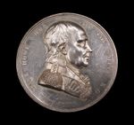 1794 ADMIRAL EARL HOWE NAVAL VICTORY 41mm SILVER MEDAL - BY WYON