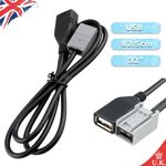 USB CABLE ADAPTER AUX For Honda/Civic/Jazz/Fit/CR-V/Accord/CR-Z 2008-2013