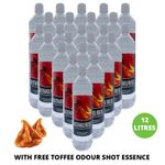 Bio Ethanol Fuel 1-48L Bioethanol for fireplaces + FREE TOFFEE ODOUR SHOT