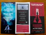 Stranger Things Original Promo Flyer Netflix West End Phoenix Theatre Flyer