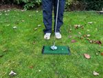 Winter Strike Golf Mat to use on golf fairways or to practice in your garden .
