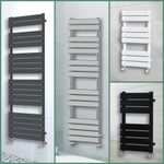 Modern Designer Flat Panel Heated Bathroom Towel Rail Radiator Ladder Warmer Rad