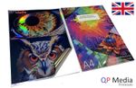 A4 Holographic Rainbow Gloss Photo Quality Inkjet Printable Vinyl Sticker Paper