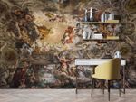 3D Angel Religious Oil Painting Self-adhesive Removeable Wallpaper Wall Mural