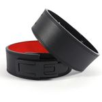 Lever Belt Weightlifting SBD Style Powerlifting Cowhide Leather Gym Back Support
