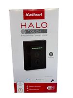 Kwikset HALO Touch WiFi Fingerprint Smart Door Lock - Deadbolt Matte Black