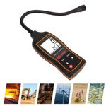 ༝Halogen Gas Detector 0 To 1000PPM Sound Light Vibration Alarm Digital Air