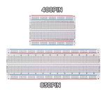 Solderless prototyping bread board - 400 or 830 hole.  Free postage.