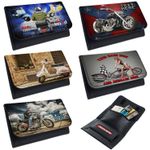 Personalised Tobacco Pouch Scooter Rolling Baccy Wallet Smoking Gift Motorbike