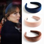 Soft PUFFY Thick Padded Alice Band Wide Headband Hairband for Women Ladies Gift