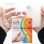 REUSABLE HAND WARMERS 2 Pack Instant Rechargeable Pocket Glove Gel Heat Pad Pair