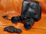 #4124 Hanimex Binoculars Coated Optics 12 x 50mm Wide Angle