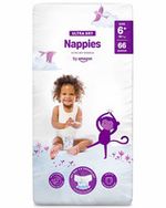 Amazon Ultra Dry Disposable Nappies Size 6+ (16kg+) Pack of 66