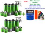 Mipa Protector 8L TINTABLE Tough Truck Bed Liner + Tinter - Similar To RAPTOR