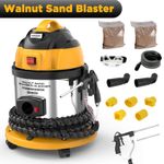 AUTOOL Walnut Sand Blaster Engine Intake Valve Carbon Cleaning Blasting Machine