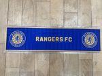 Rangers FC Bar Runner PVC Rubber Mat, Pint Glass, Glasgow Rangers 1872