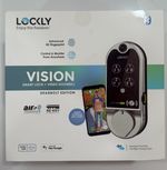 Lockly Vision PGD798SN Smart Lock Video Doorbell WiFi Fingerprint Satin Nickel