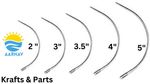 Sewing Curved Needle Repair Quilting Upholstery Craft Knit 2 to 5" Curved Needle
