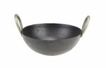 Iron Karahi Kadai Kadhai Iron Wok Balti Dish With Handles Heavy Duty