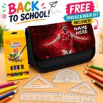 BUKAYO SAKA Pencil Case Arsenal School Stationary Football Personalised NLP21