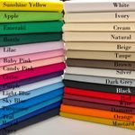 Plain 100% Cotton Fabric 60 Inch Wide Material Metre Plain Coloured