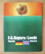 1975 European Cup Final BAYERN MUNICH v LEEDS UNITED *Exc Condition Programme*