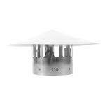 Stainless Steel Chimney Cap: 4.5" Tapered Top Chimney Cap with Screen - All