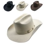 Unisex Wool Cowboy Hat – Classic Western Felt Hat, Handcrafted Ranch Rodeo Style