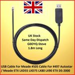 USB Cable For Meade 505 Cable For #497 Autostar etx lxd55 lxd75 lx80 lx90