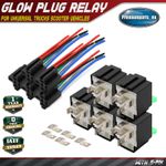 5x 12V 250A 5-Pin Relay With Iron Bracket & Fuse Fused for Universal Vehicles