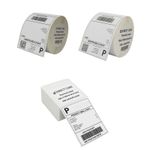 Direct Care 4"x6" Thermal Shipping Labels with Grey Self-Sealing Poly Mailing