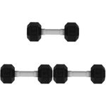 Black Silicone Kids Dumbbell Set Flexible Arm Training Equipment