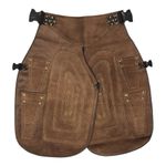 Farrier Apron Chaps Leather and Canvas 4 Pocket and Magnet Holder (27inch-68cm)
