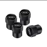 AUDI DUST CAPS BLACK(METAL)    UNIVERSAL