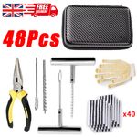 Easy Emergency Tyre Repair Kit - Car Motorcycle Van ATV - Universal & Heavy Duty