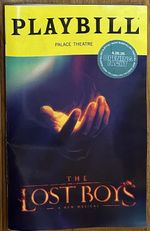 The Lost Boys Opening Night Playbill With Special Sticker