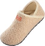 Mens Slippers Non Slip Sz 11.5 - 12.5 Breathable Memory Foam Closed Back Outdoor