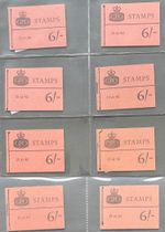 1967/68 QP28 - QP36 6/-  Machin Booklets  (Multiple Listings)