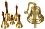 Traditional Solid Brass Hand Bell,Ship Bell Dinner Reception School Pub Bells UK