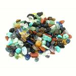Natural Gemstone Bead Chips - Random Mix of Crystals - Approx 180 pcs - 50 Grams